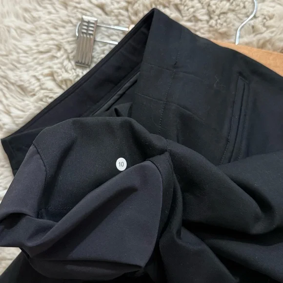 Lululemon City Trek Trouser Pant ll size 10 black - Picture 12 of 16